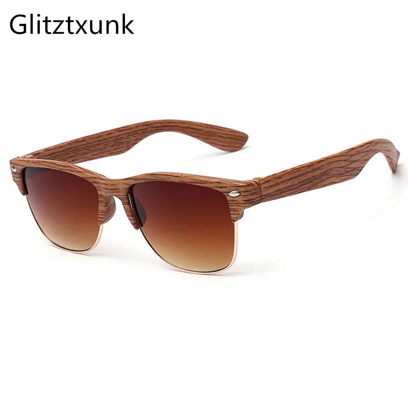 Мужские и женские солнцезащитные очки Glitztxunk винтажные спортивные с текстурой