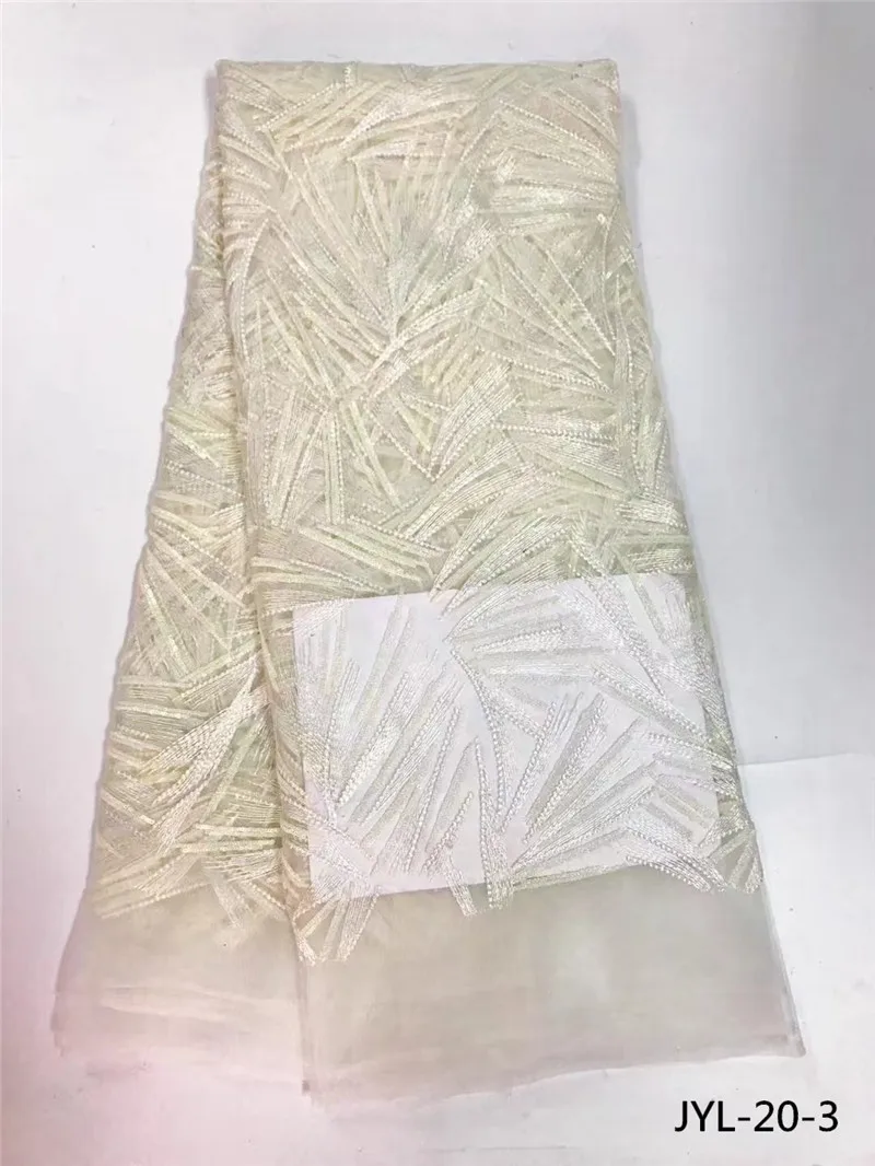 Charming pattern african french lace fabric with sequins high quality net tulle for woman party dress JYL-20 | Дом и сад