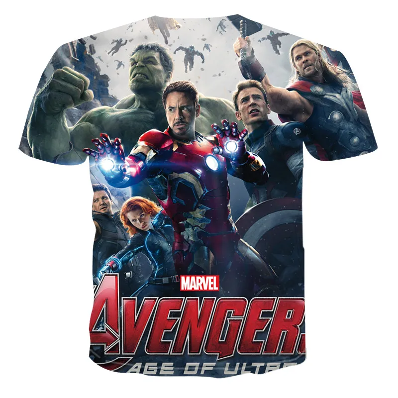 2019 фантастический фильм Мстители 4 хит продаж Супергерой Marvel серии 3DT футболка