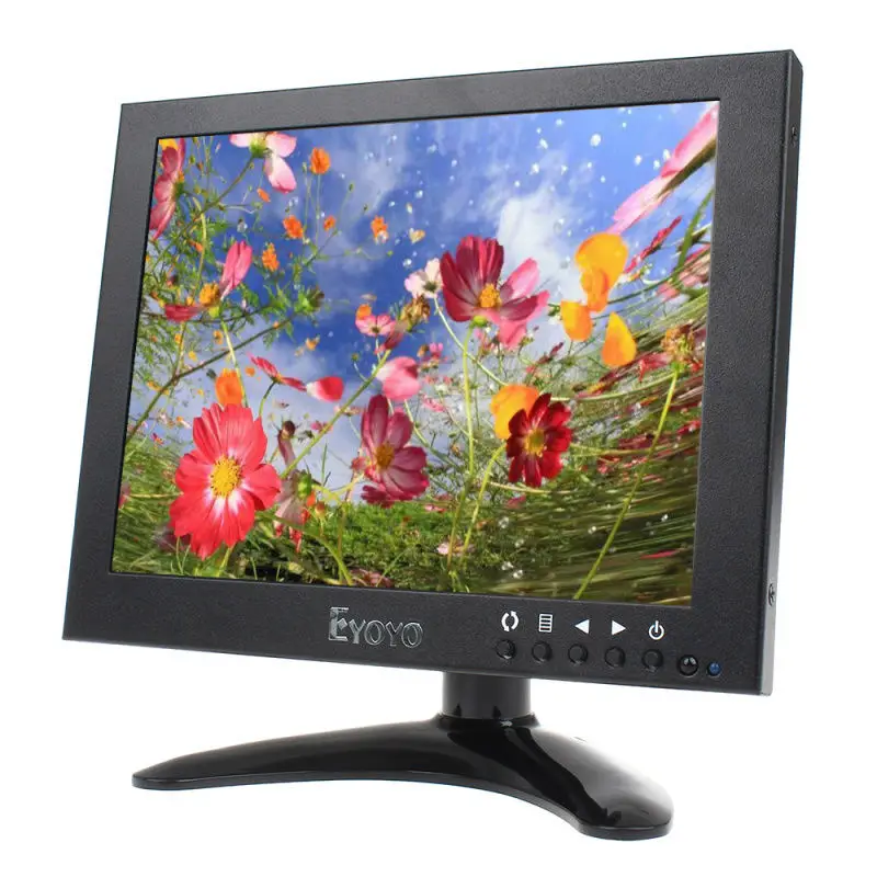 Eyoyo jswhd08 8 &quotдюймов IPS ЖК-дисплей HD Мониторы 1024*768 1080 P CCTV Камера видео HDML VGA BNC AV