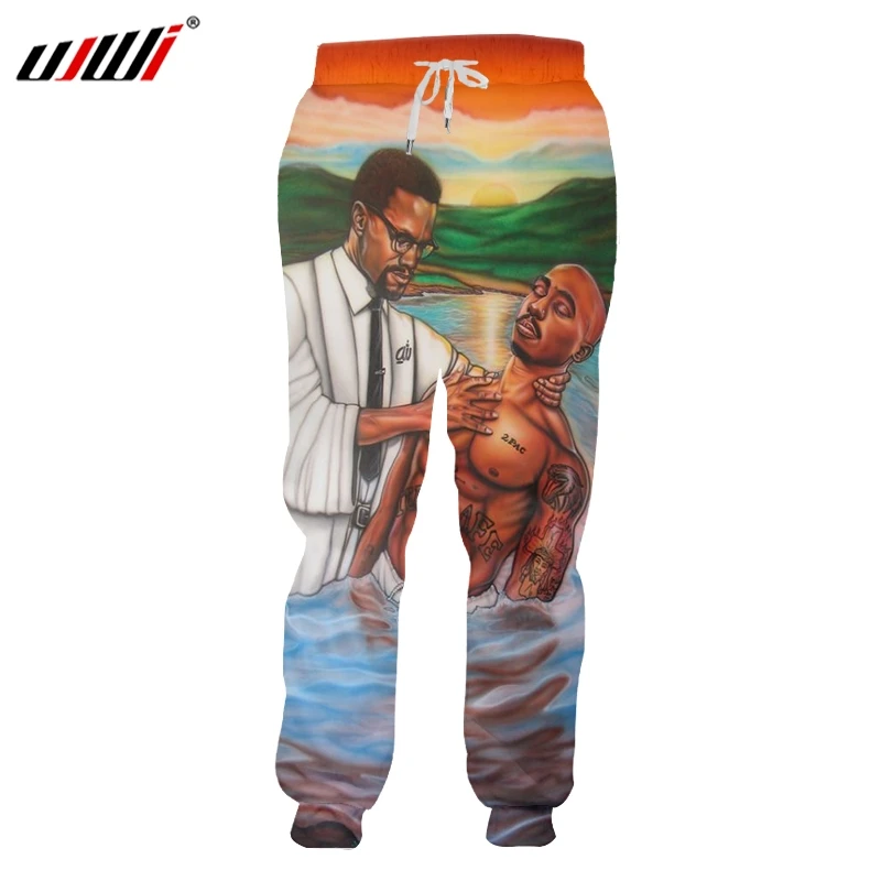 Мужские зимние трендовые брюки UJWI с аниме-куклой новинка интересные мужские