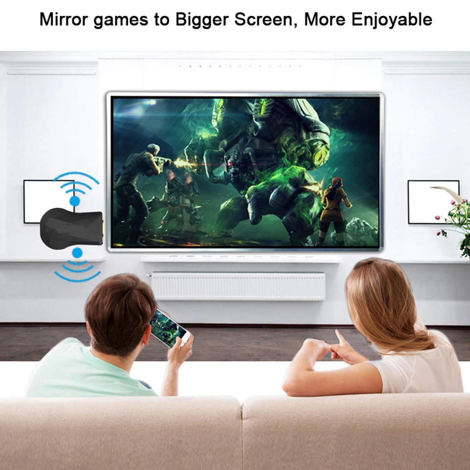 HDMI WiFi дисплей ключ YouTube Netflix AirPlay Miracast tv Stick для Chromecast 2 3 хром Crome Cast Cromecast 2