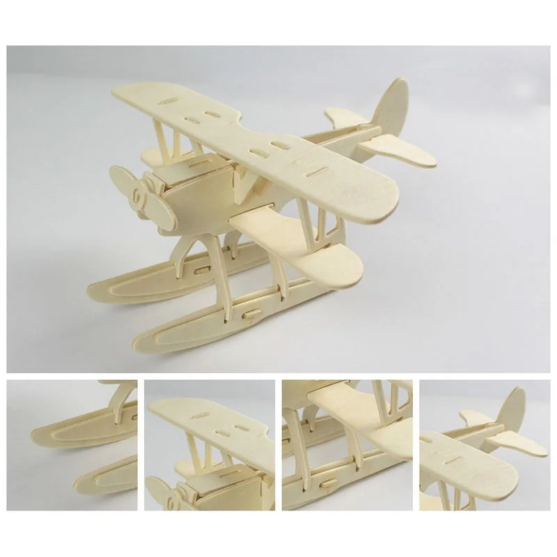 Деревянные игрушки 3D деревянные головоломки игры вертолет Танк автомобиль