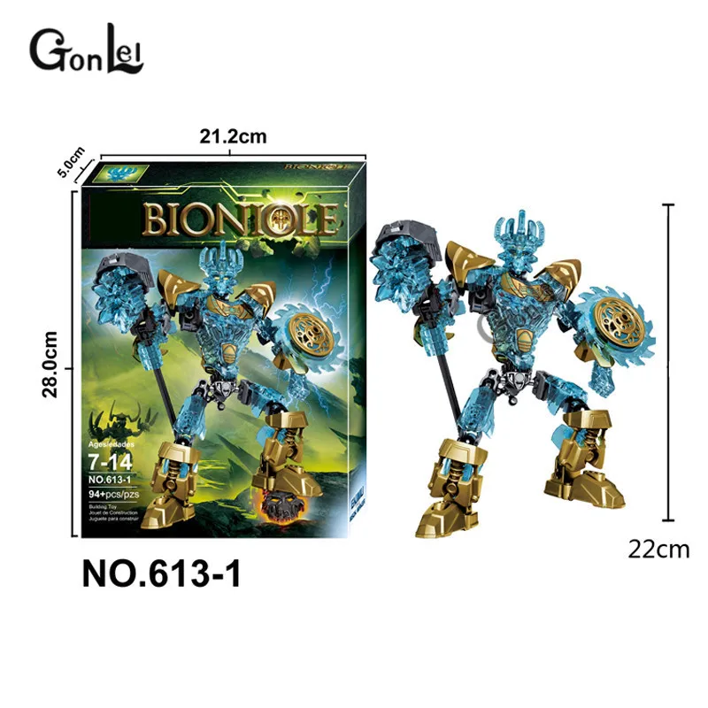 Серии BIONICLE Ekimu Umarak Storm 94 шт. фигурки 613 строительные блоки игрушки совместимые с