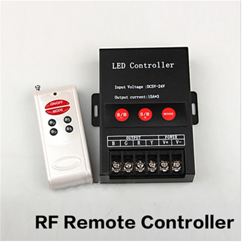 

RGB-контроллер для светодиодной ленты, 5 В/12 В/24 В, 45 А, 360 Вт