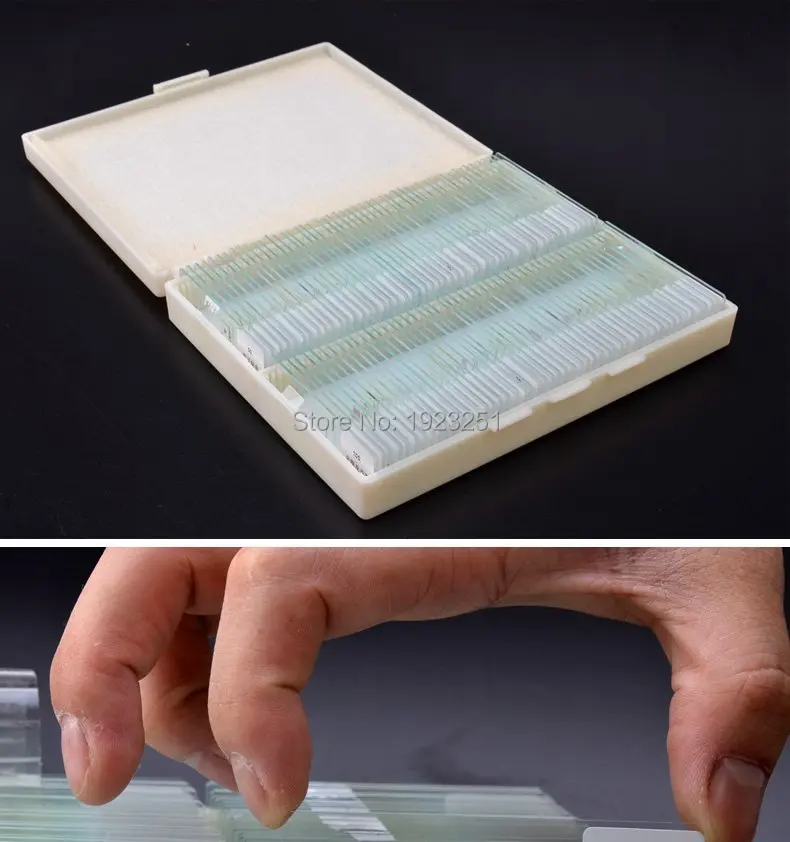 Бесплатная доставка 10 шт. готовые стеклянные предметы для микроскопа образцы