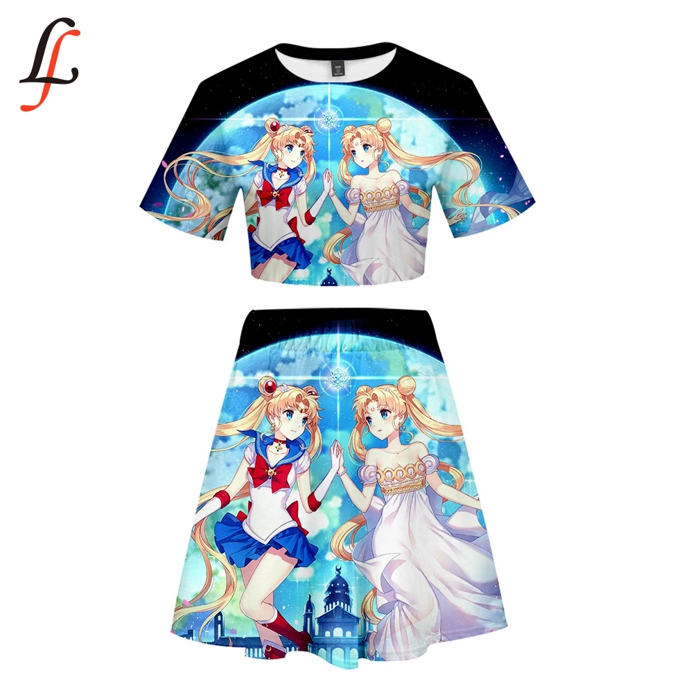 Комплект из 2 предметов для пляжа Sailor Moon комплект соблазнительное вечернее