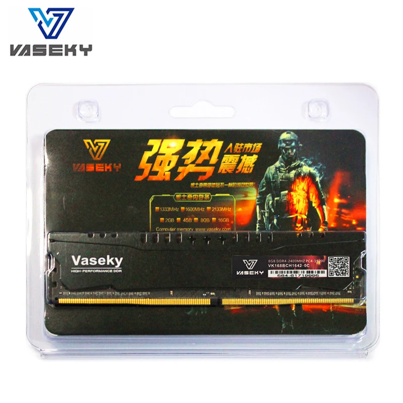 Vaseky 4GB 8GB 4G 8G PC Память RAM Memoria модуль компьютерный Настольный PC4 DDR4 2133 2400 2133MHZ 2400MHZ 19200