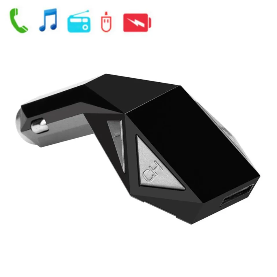 100% Новый Bluetooth автомобильный комплект MP3 плеер fm передатчик X5 USB TF зарядное