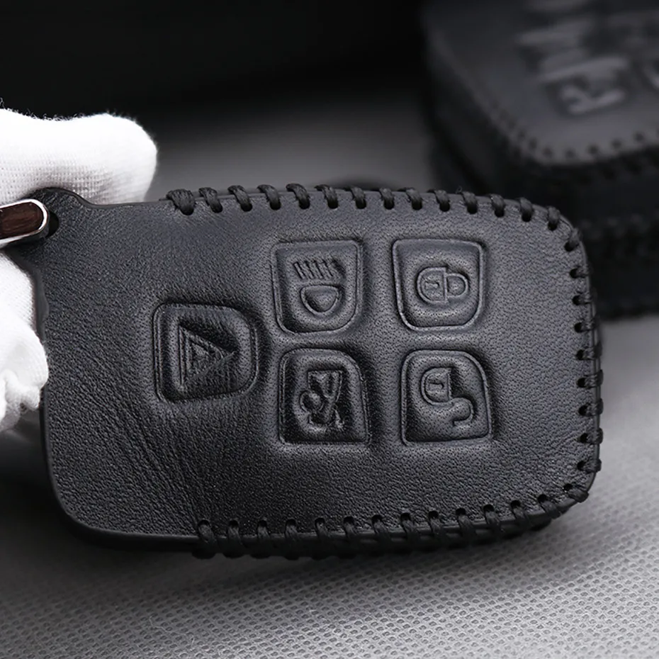 Кожаный чехол для автомобильного ключа Land Rover Range Sport Vogue Evoque Discovery 4 защитный