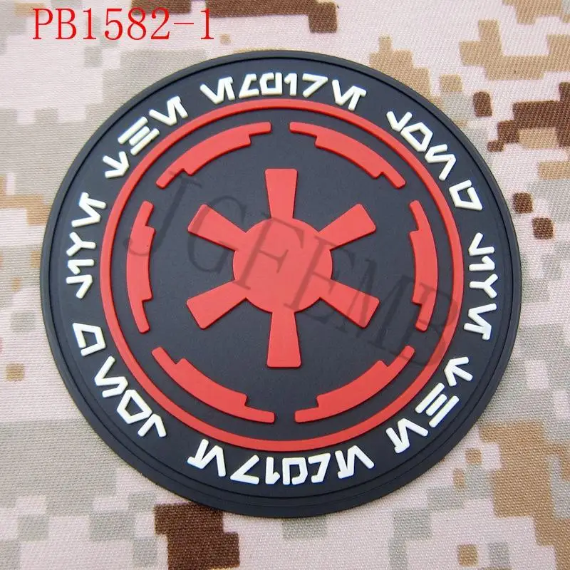 3D пластырь из ПВХ с логотипом имперской Галактической Империи|3d pvc patch|patches patchespatch
