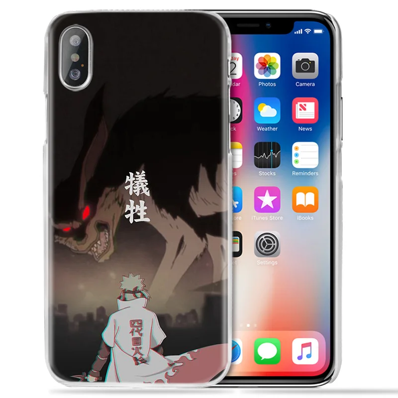 Чехол Naruto Dragon Ball для iPhone XS Max XR X 10 7S 8 6 6S Plus 5S SE 5 4S 4 5C 6+ 6S+ 7+ 11 жесткий чехол для телефона с аниме