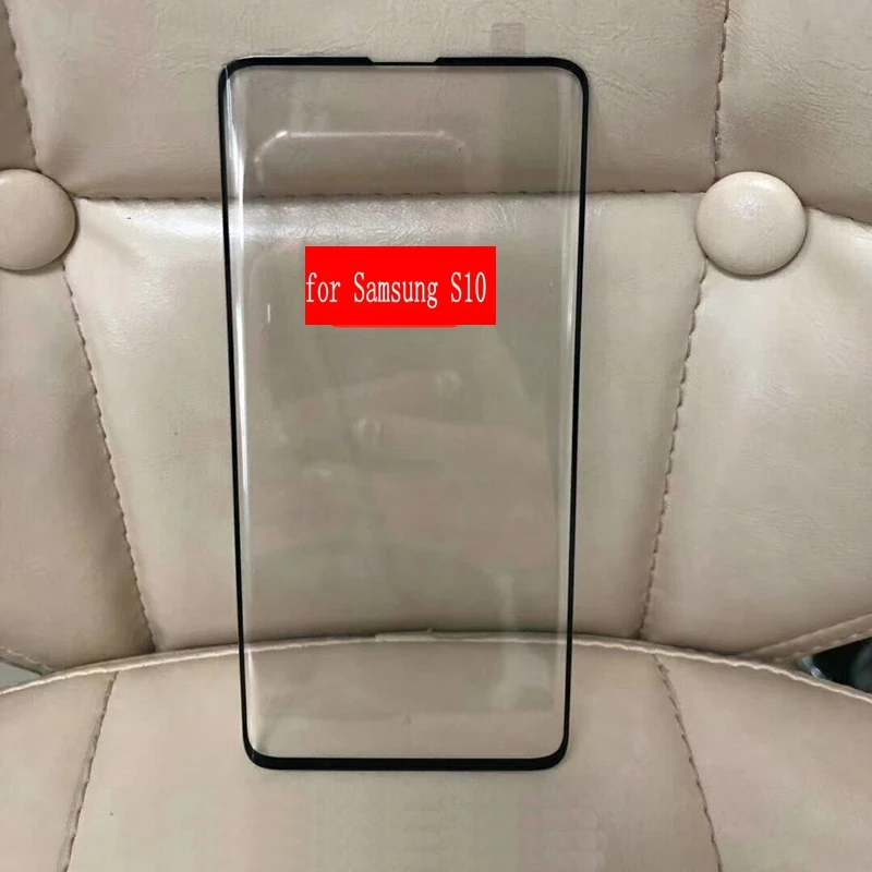 100pcs 3D Curved Edge Full Cover Tempered Glass Film Screen Protector for Samsung Galaxy S10 lite plus With Cleaning Cloth | Мобильные