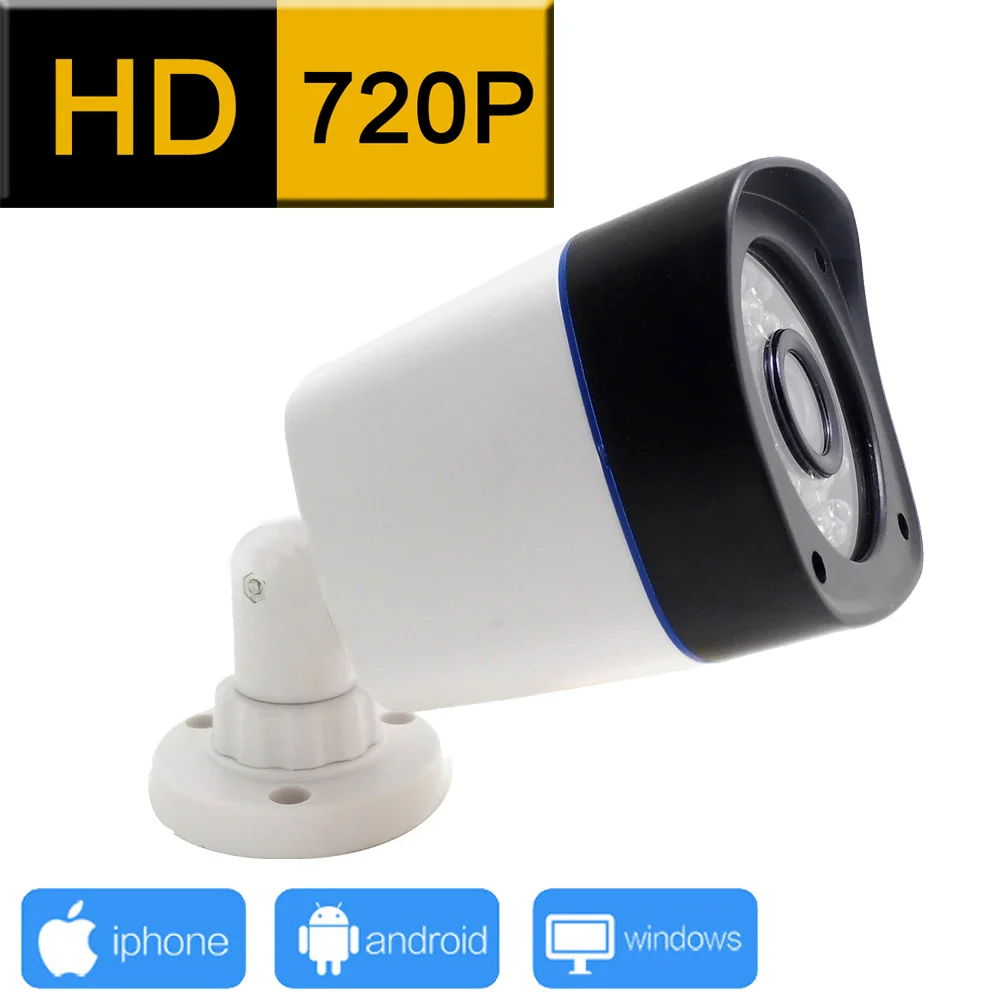 Ip камера наружная Водонепроницаемая 1280*720 720P с инфракрасной камерой|camera cctv|camera