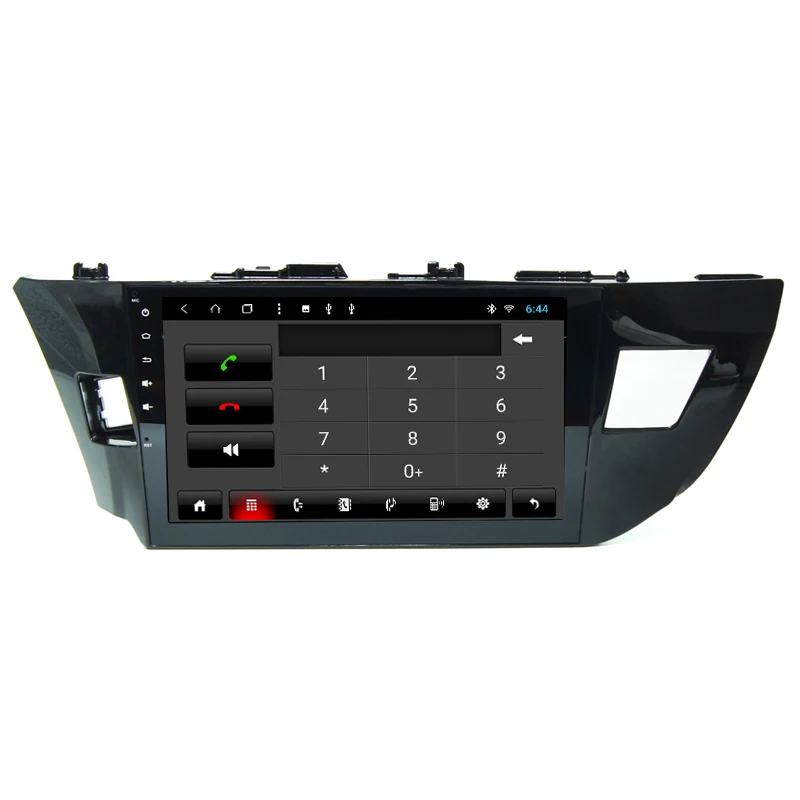 2 Din Car Gps/Glonass Navigation Radio Multimedia System for Toyota Corolla 2014 (Asia) with Android 8.1 Touch Screen Head Unit |