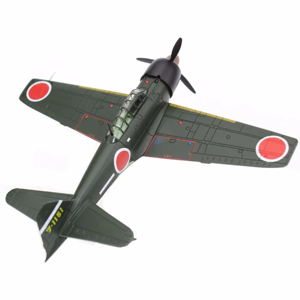 1/72 масштаб литой металлический самолет ВВС Модель литья под давлением высокое качество армейский самолет Mitsubishi a6m3 нулевой самолет модель игрушки