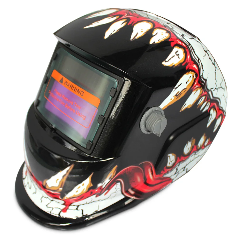 Solar Energy Automatic Changeable Light Electric Welding Protective Helmet with Natural Pattern | Инструменты