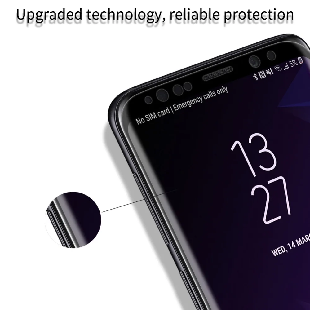 Для samsung Galaxy S9 стекло 3D DS+ Max полное покрытие закаленное стекло протектор экрана с закругленными краями для samsung S9 Nilkin HD стеклянная плёнка