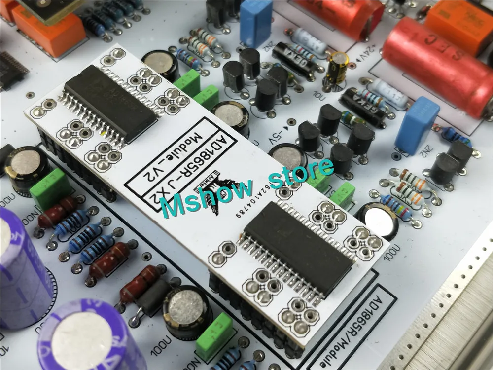 Плата декодера Mshow audio quad AD1865 DAC Hi Fi spdif и PCM2706 USB вход совместимый с модулем amarero/XMOS