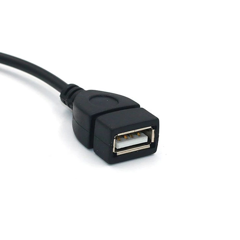 

3.5mm Audio AUX Jack to USB Type A Female MP3 Converter Adapter Cable Car Audio U Disk Connection For GPS CD DVD MP3