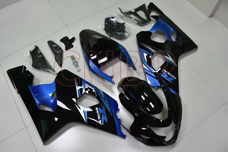 Мотоцикл обтекатель для Suzuki GSXR750 2004-2005 K4 черный синий тела наборы GSXR 600 2004 Обтекатель GSXR 750 2005 без краски