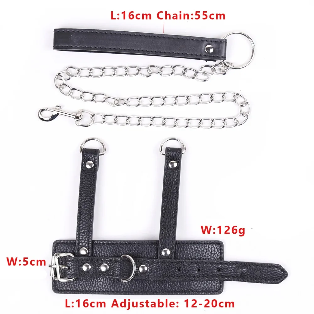 PVC Leather Iron Chain Penis Ring Cock Restraint For Men Erotic Fetish BDSM Couples Slave Adult Sexual Love Bondage HOTTIME | Красота и