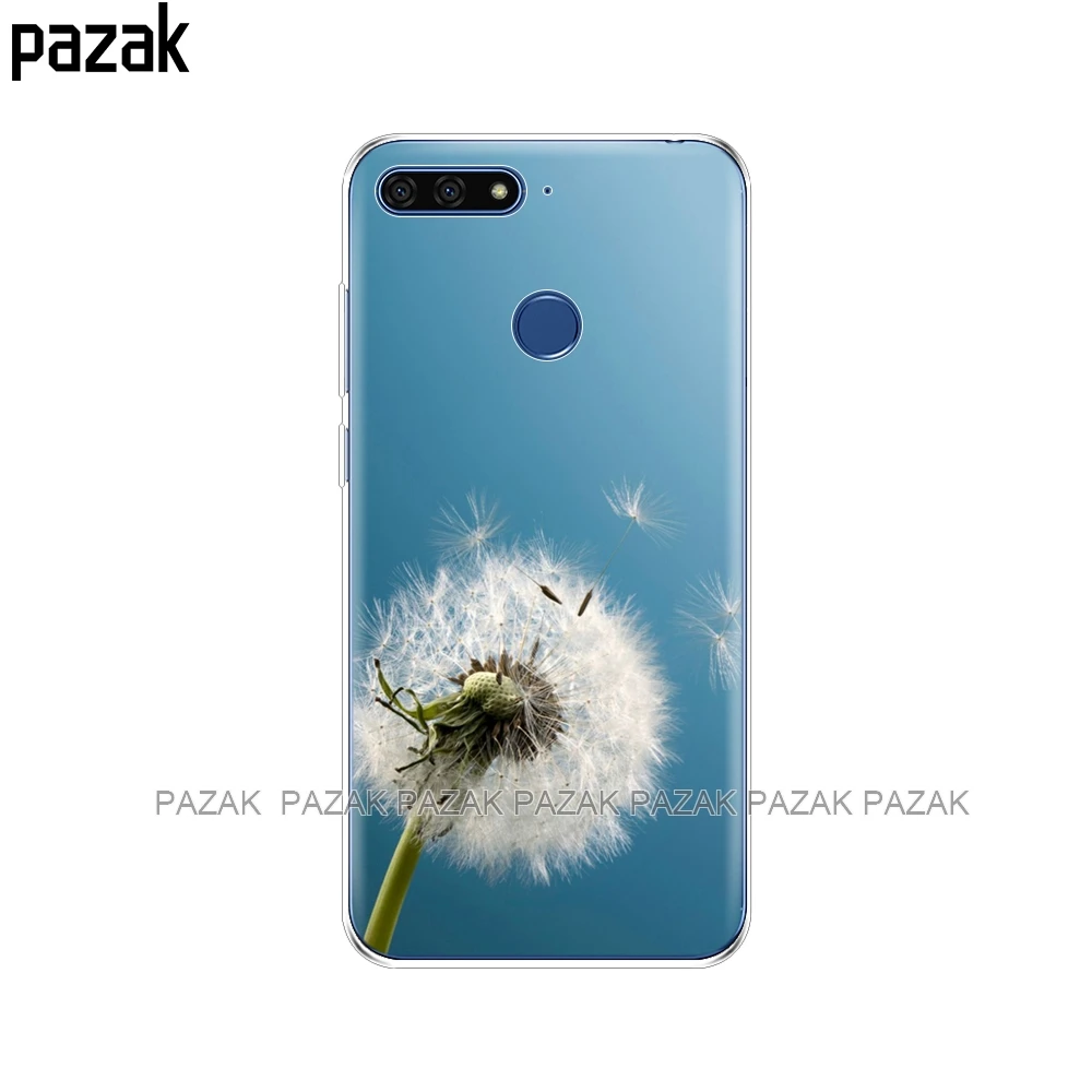 61380 Силиконовый чехол для huawei honor 7C, 5,7 дюймов, чехол мягкий, симпатичный, из ТПУ, защитный чехол для телефона huawei honor 7c Aum-L41 - Цвет: 61380