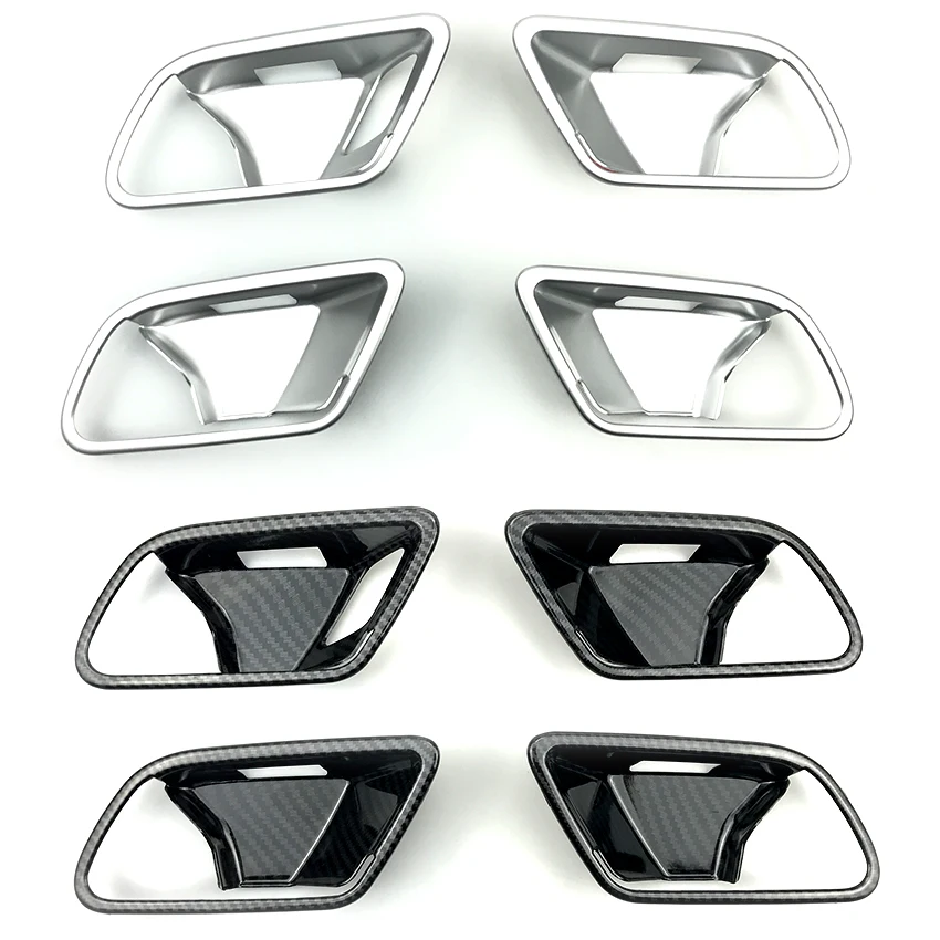 Interior Door Handle Stickers Trim Cover for Mercedes Benz A Class W177 A180 A200 A220 A250 Accessories Car Styling images - 6
