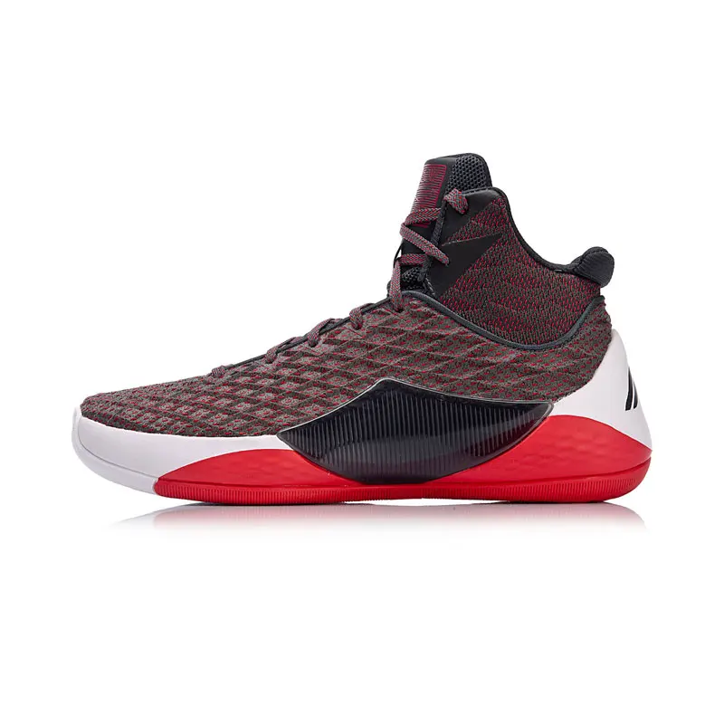 Li-Ning мужские кроссовки, кроссовки для баскетбола с подкладкой из тучного полиуретана, спортивные кроссовки из монопряжи ABAN019 XYL138 - Цвет: ABAN019-1