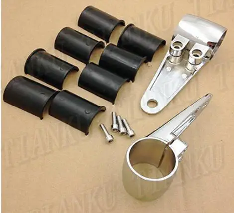 Headlight Fork Mounting Brackets For Motorcycle Street Bike Dual Sport Chopper Custom Cruisers ATV |