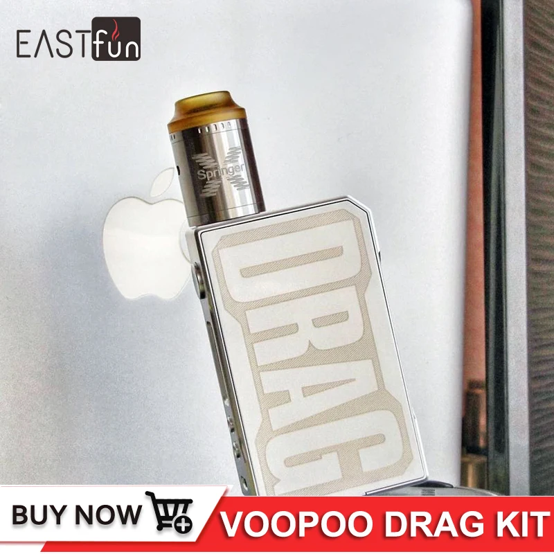 Оригинальный Voopoo перетащите поле mod 157 Вт с Tigertek Springer X RDA танк 24 мм регулируемый
