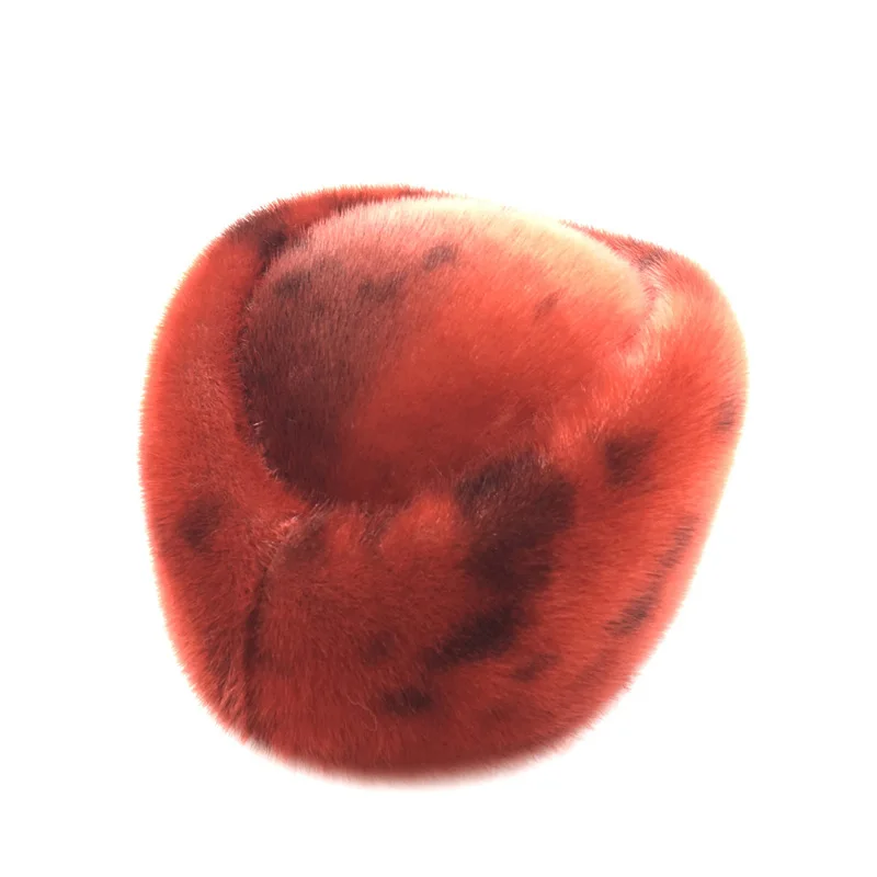 2021 Последняя мода уплотнения меховая шапка 100% реальные развивающий коврик для