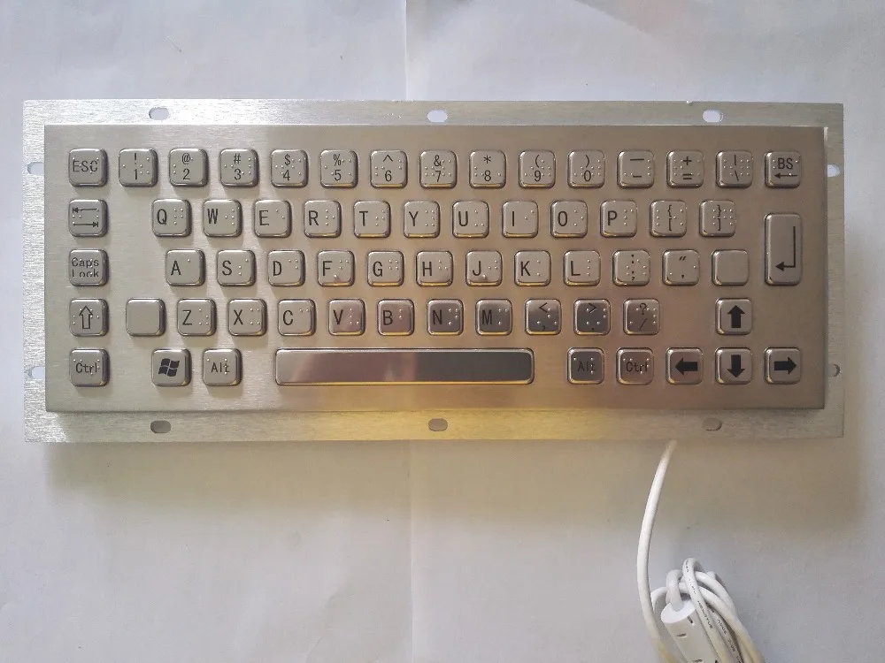 Изготовленная на заказ 64 клавиши металлическая стандартная клавиатура ADA из