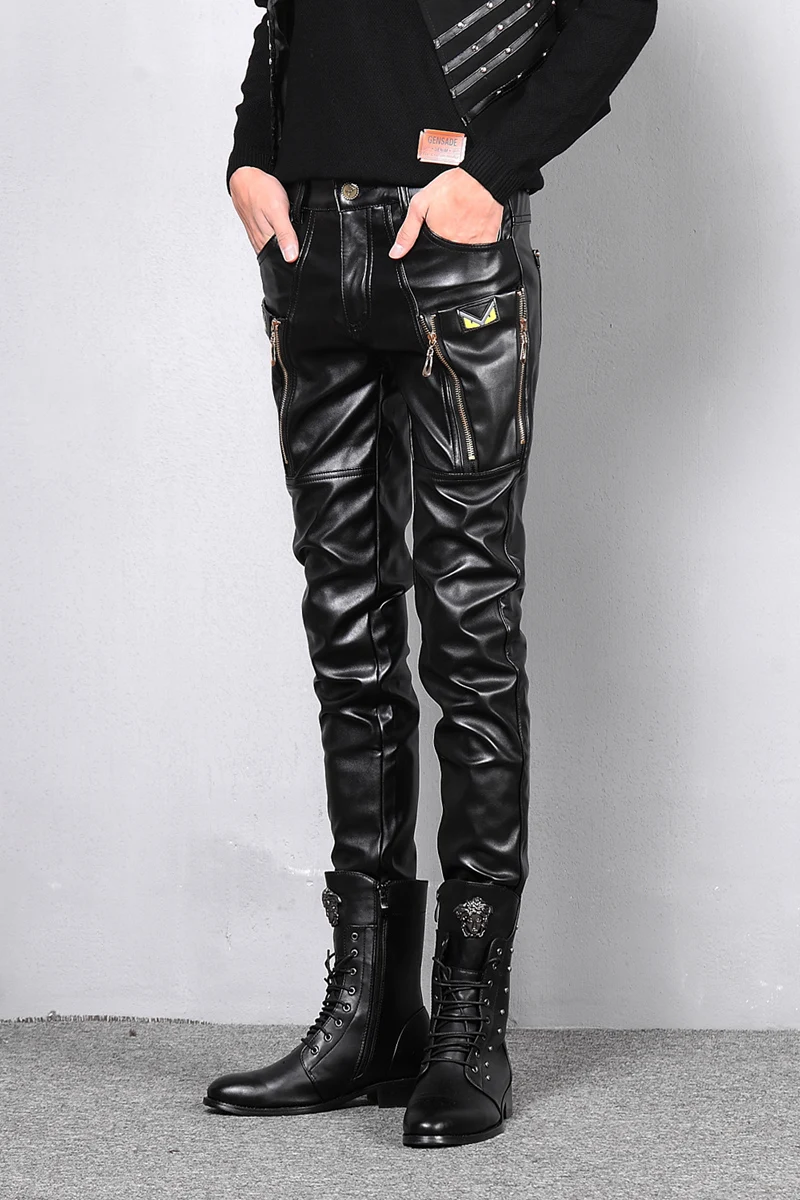 Мужская одежда в Корейском стиле повседневные мужские деловые брюки хип-хоп