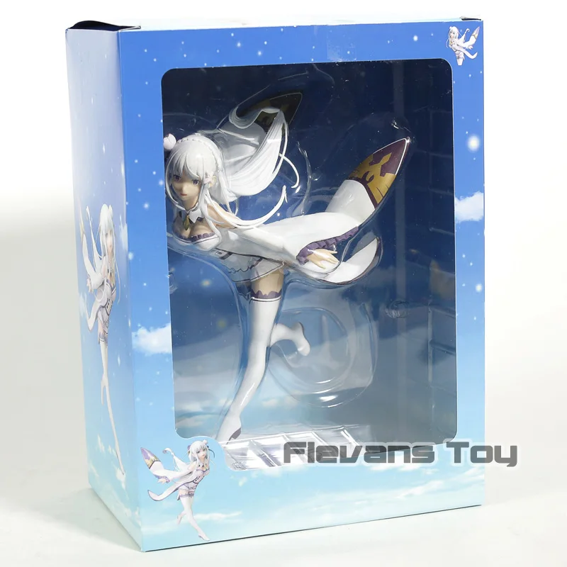 Кукла из ПВХ Re:Zero Kara Hajimeru Isekai Seikatsu E.M.T Emilia Коллекционная модель фигурка игрушка |