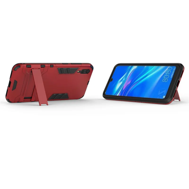 Чехол для huawei Enjoy 9 Жесткий ПК TPU силиконовый чехол Броня Гибридный противоударный
