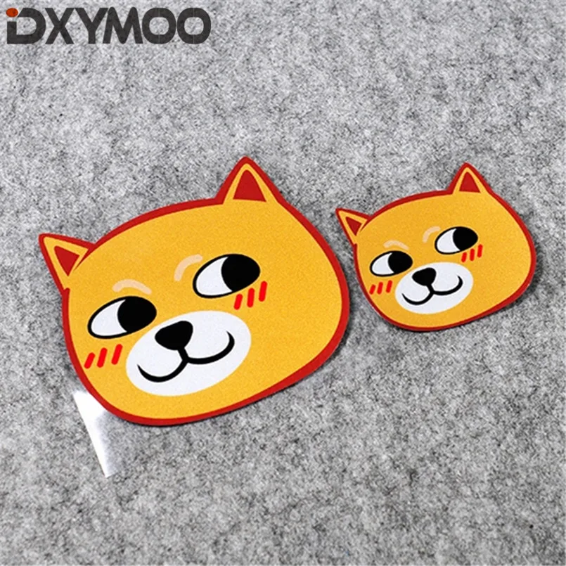 Стайлинг автомобиля и наклейки милая собака выражение Doge Сиба ину на окна |
