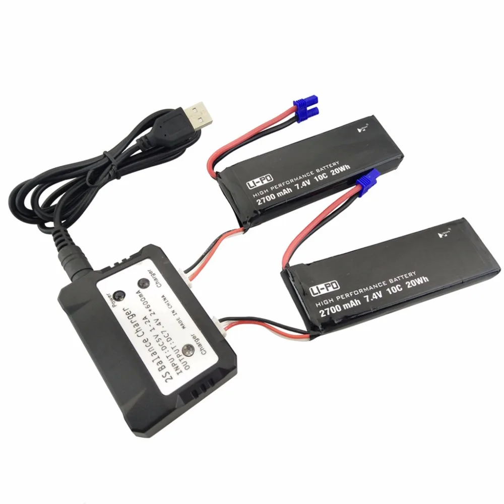 7,4 V 2700mah литиевая батарея для Hubsan H501S H501A H501M H501S pro бесщеточный четырехосевой части самолета БПЛА дистанционного управления батарея