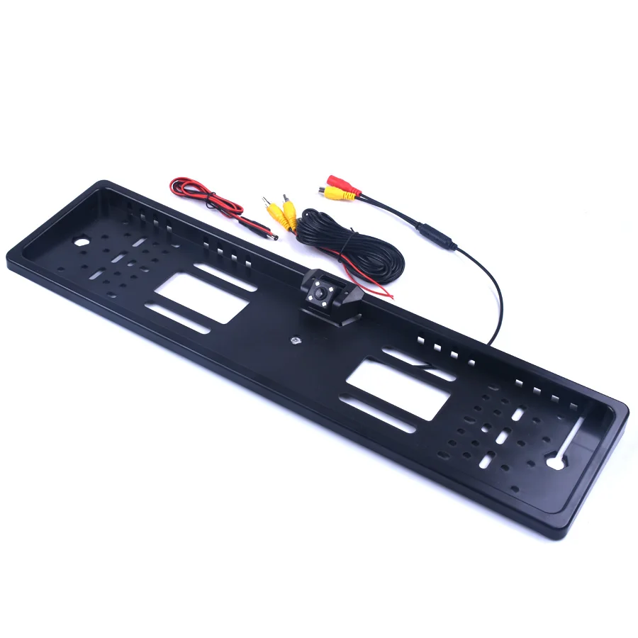 $87.22 Auto Parktronic EU Car License Plate Frame Rear View Camera HD Night Vision Rear View Camera Reverse Rear Camera With 4 IR Light