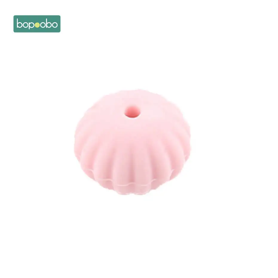 Candy Pink Beads Bopoobo 10 шт. силиконовые гребешки высокого качества органический Прорезыватель для зубов Зуб фиксирующее устройство нетоксичные DIY ремесла аксессуары - Цвет: Candy Pink Beads