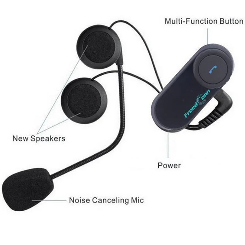FreedConn TCOM-OS интерком для шлема мотоцикла Bluetooth мотоциклетная гарнитура интерфон 100