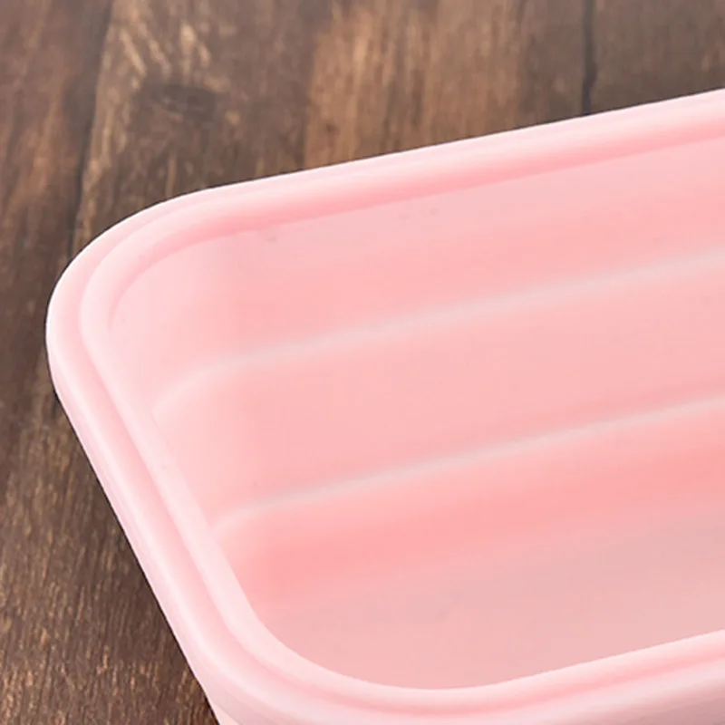 3 шт. складной силиконовый Ланч бокс пищевой контейнер для хранения фруктов