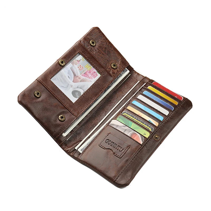 Кошелек из натуральной кожи для женщин и мужчин на молнии мужской женский чехол