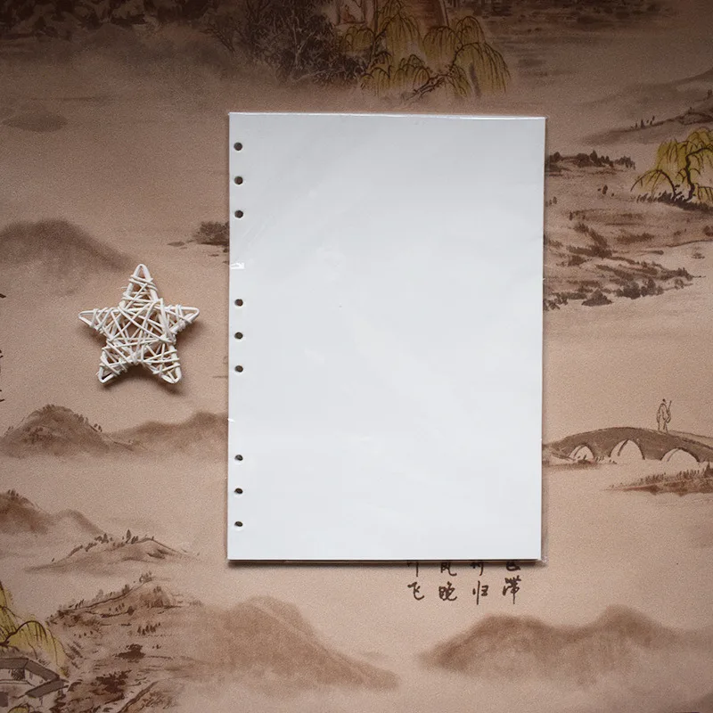 B5-9 hole blank (45) Coloffice креативная внутренняя страница notapad A4 B5 A5 A6 сменный вкладыш 45/40 страниц школьные канцелярские принадлежности планировщик записные книжки - Цвет: B5-9 hole blank (45)