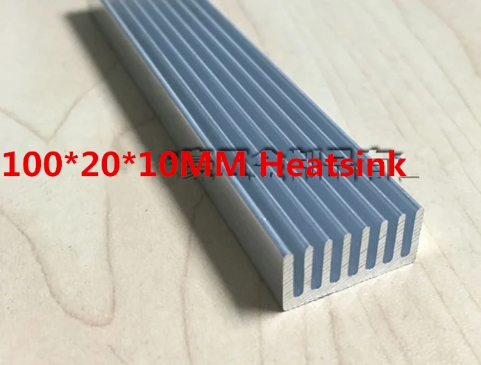 Высокое качество теплоотвод 100*20*10 мм электронный радиатор mos трубка теплопроводность теплоотвод Алюминиевые полосы