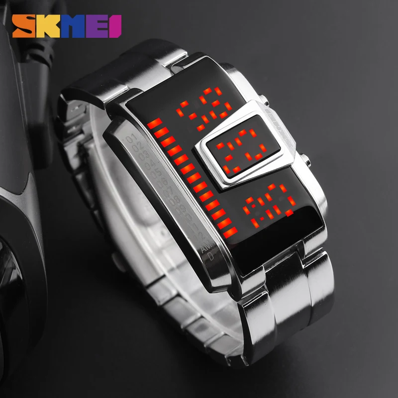 

SKMEI 1179 Men Sports Watch LED Creative Waterproof Watch Top Luxury Watches Fashion Men Relogio Masculino Xfcs