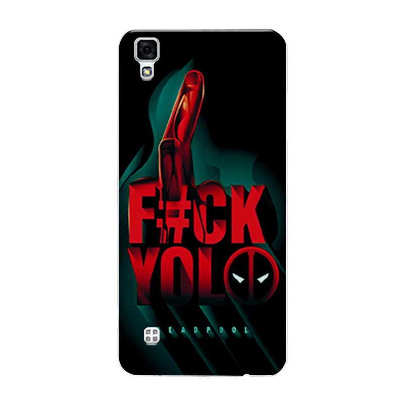For LG X Power C14 Очаровательный чехол с дэдпулом человеком-пауком для LG X power K220ds K220 LS755, мягкие ТПУ чехлы обложки для LG X power Capa - Цвет: For LG X Power C14