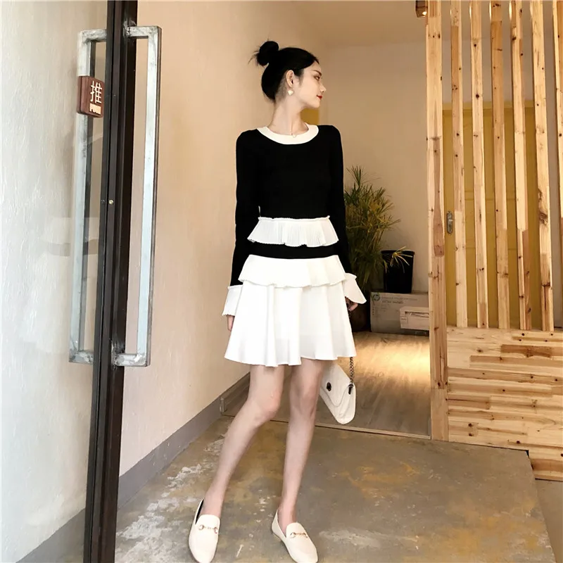 Robe femme модная брендовая дизайнерская женская одежда осенне-зимние платья женское
