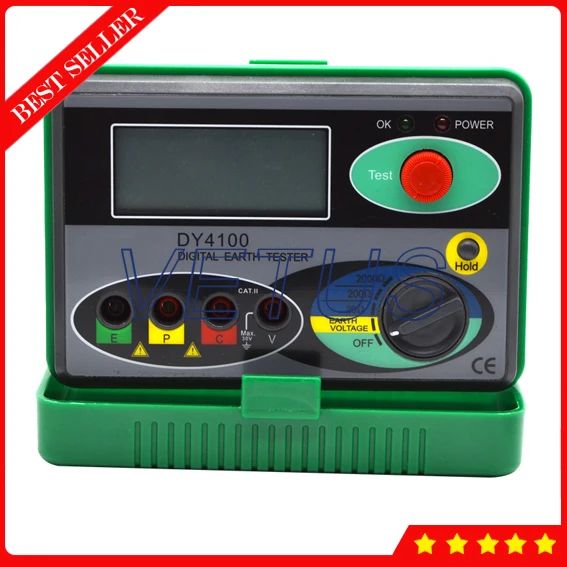 DY4100 цифровой тестер сопротивления заземления|ground resistance tester|resistance testerground |