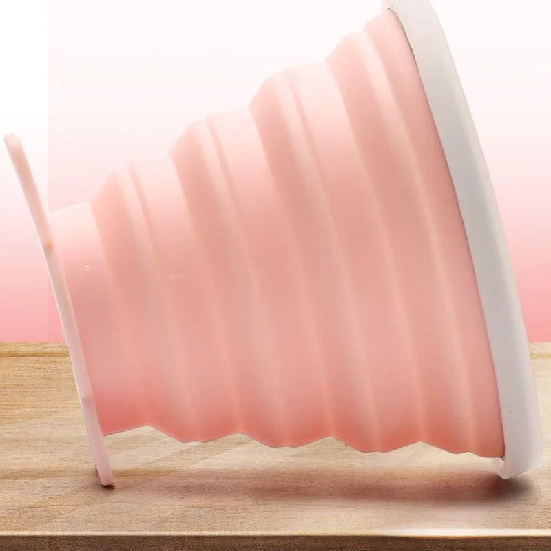 Многофункциональная Складная Силиконовая дорожная чашка 250 мл силиконовые